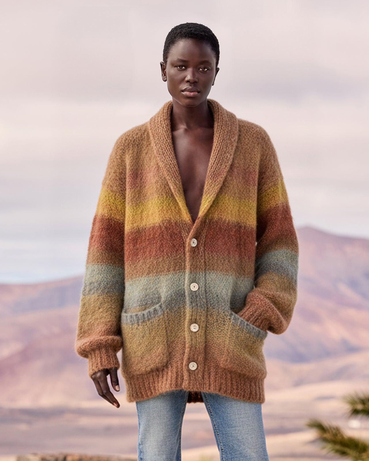 Cardigan Stone - Marron - Image 1