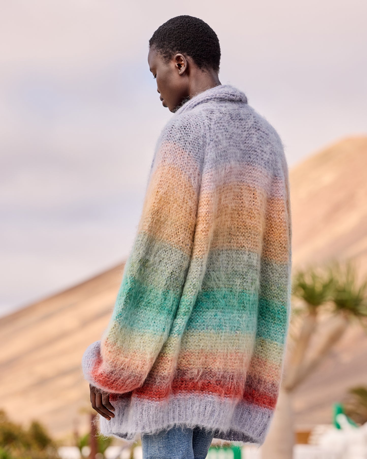 Stone Cardigan -  Blue