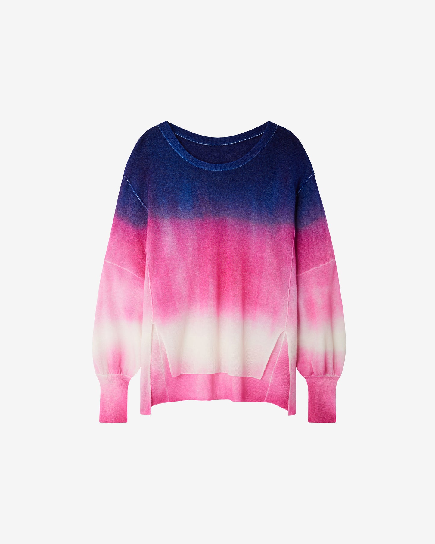 Pull en laine fine mélangée tie & dye – Rose dégradé - Pulls & gilets Mes Demoiselles