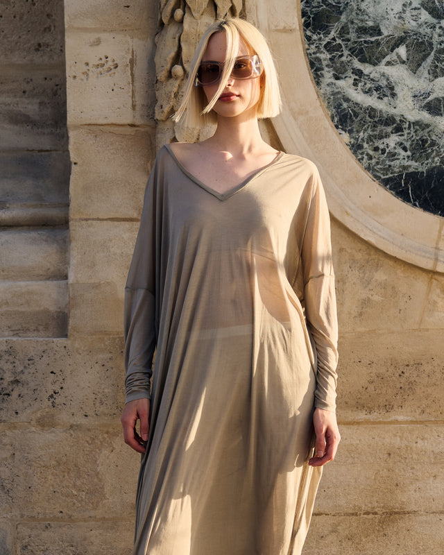 Robe Alb - Beige - Image 3