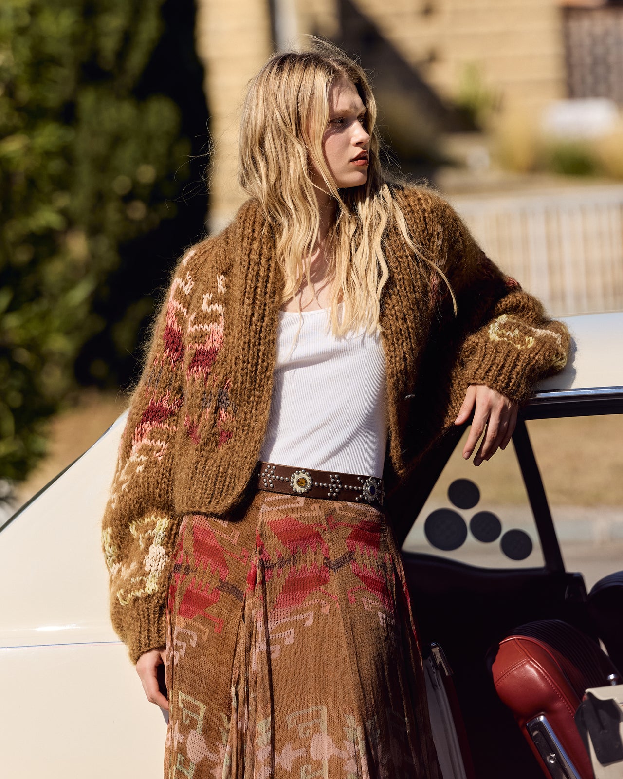Alia Cardigan - Brown - Image 1