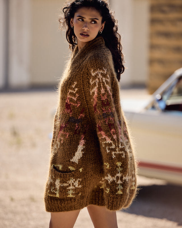 Alita Cardigan - Brown - Image 2