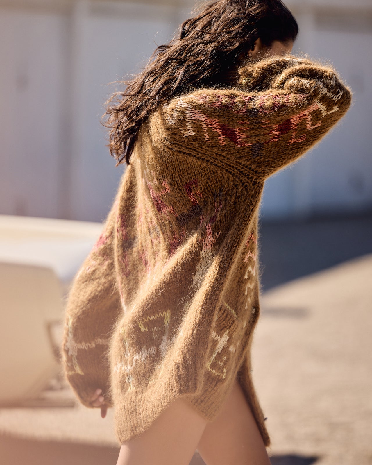 Alita Cardigan - Brown - Image 5