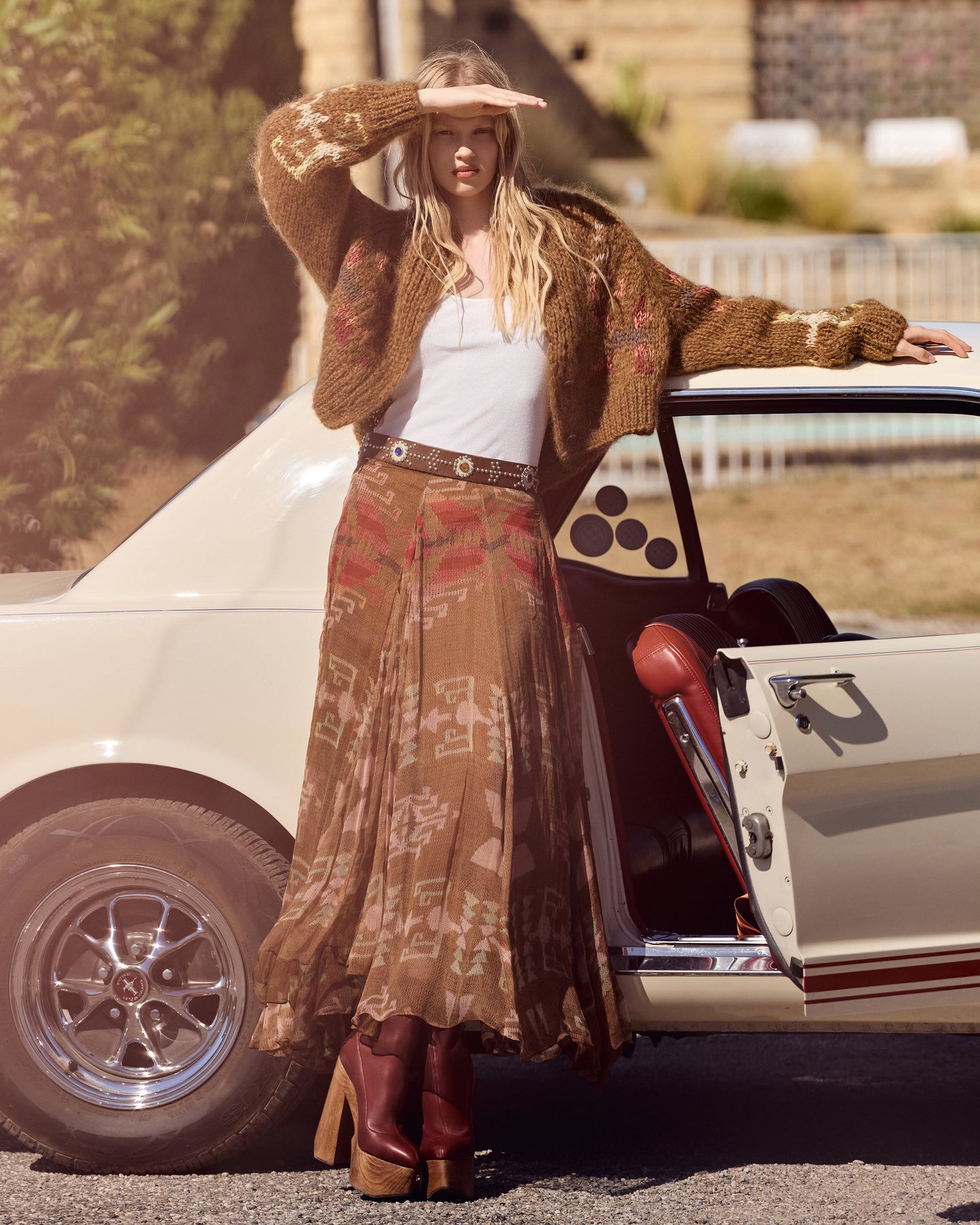 Alma Skirt - Brown