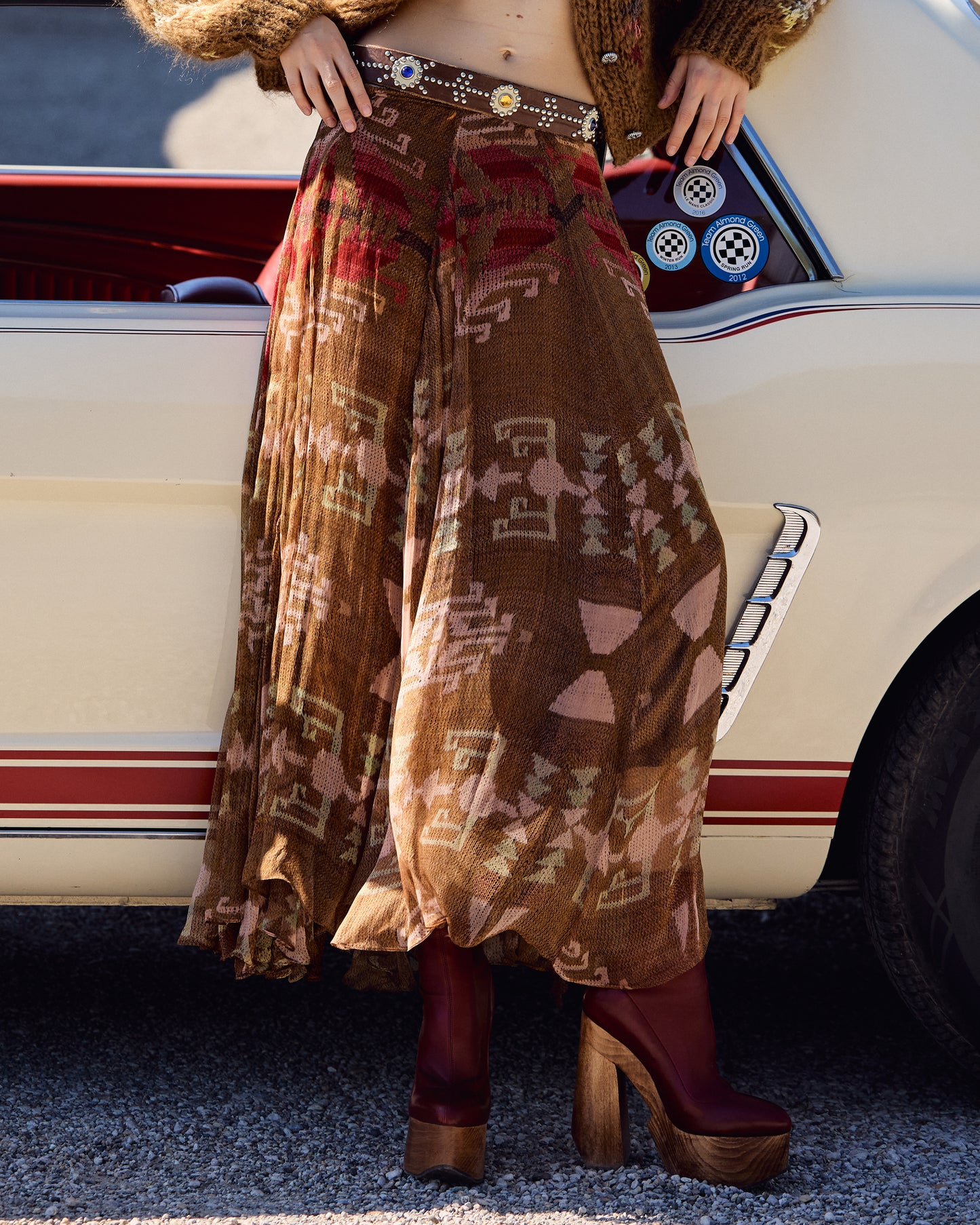 Alma Skirt - Brown