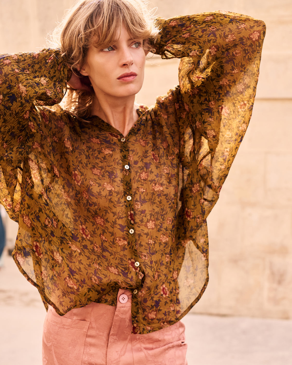 Chemise Ascent - Ocre