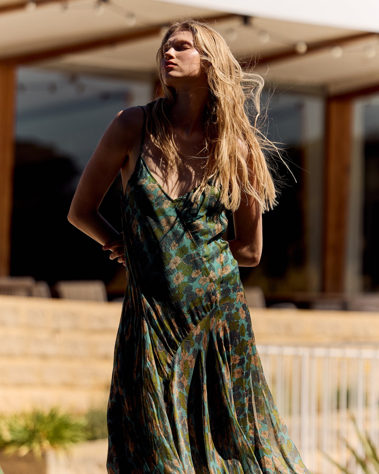 Belinda Dress - Green - Image 3