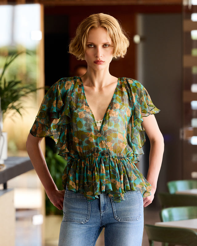 Blouse Best - Vert - Image 2