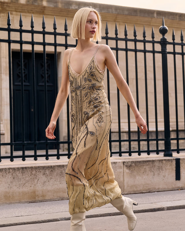 Robe Breny - Argente - Image 1