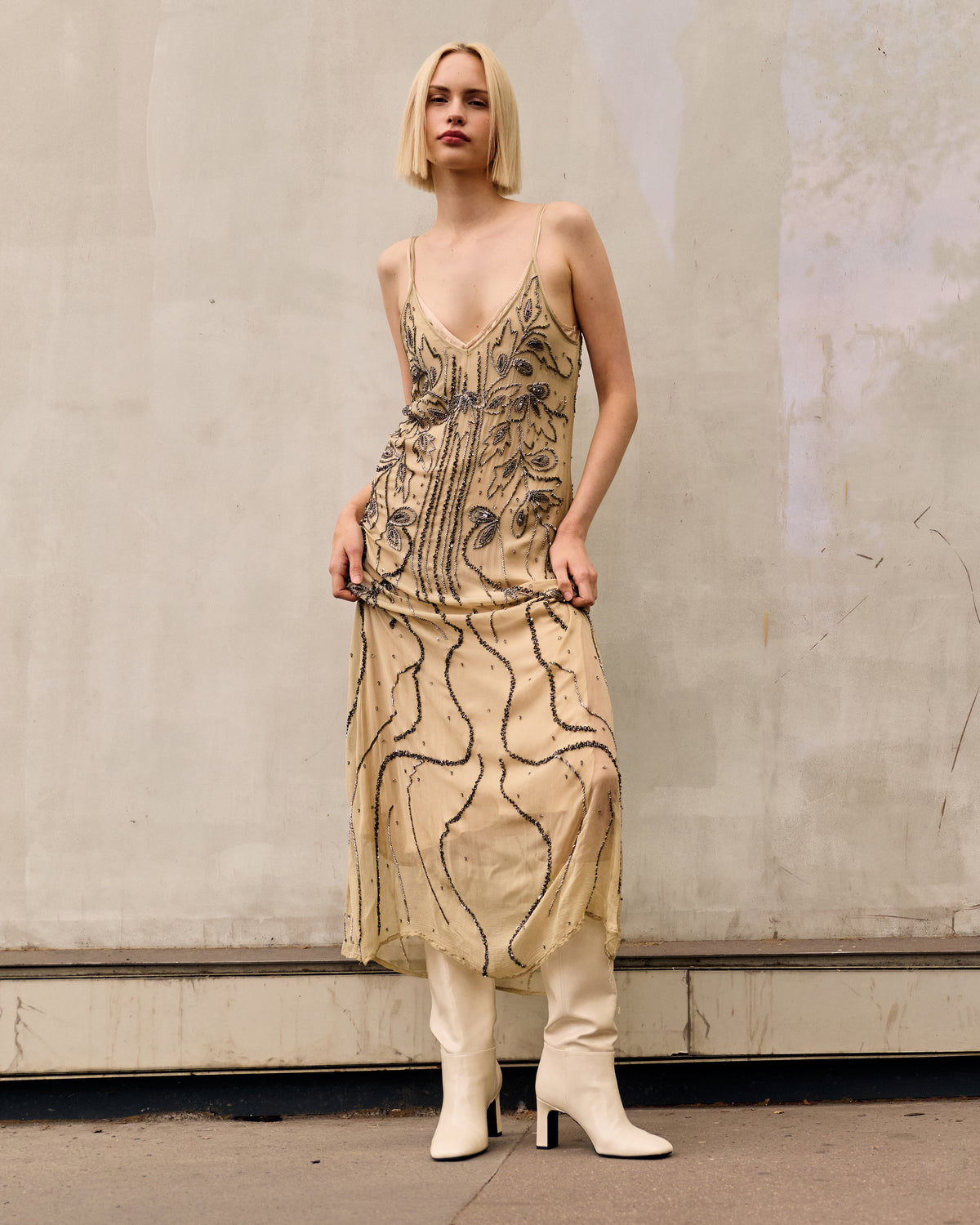 Robe Breny - Argente - Image 3
