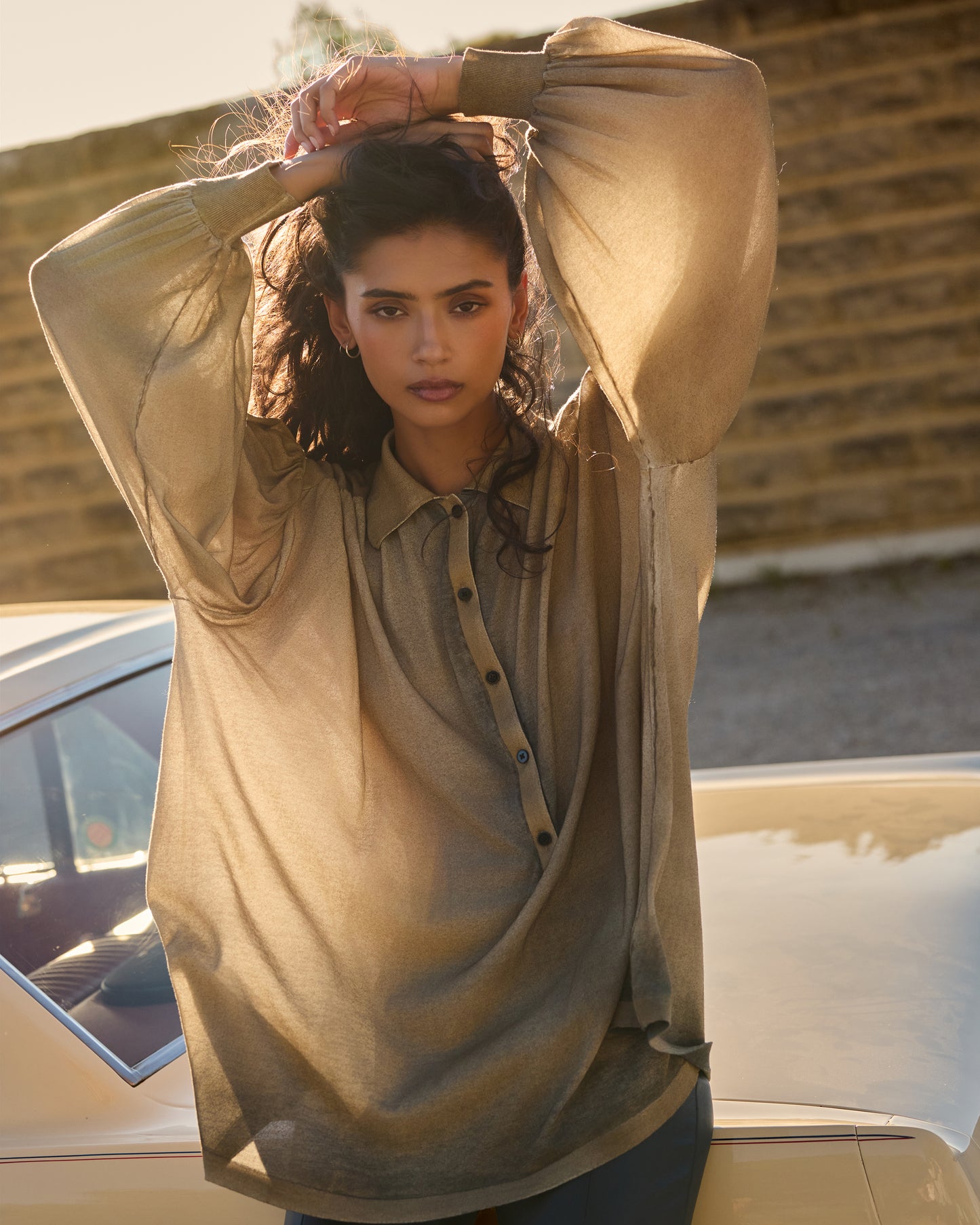 Dou Sweater - Khaki