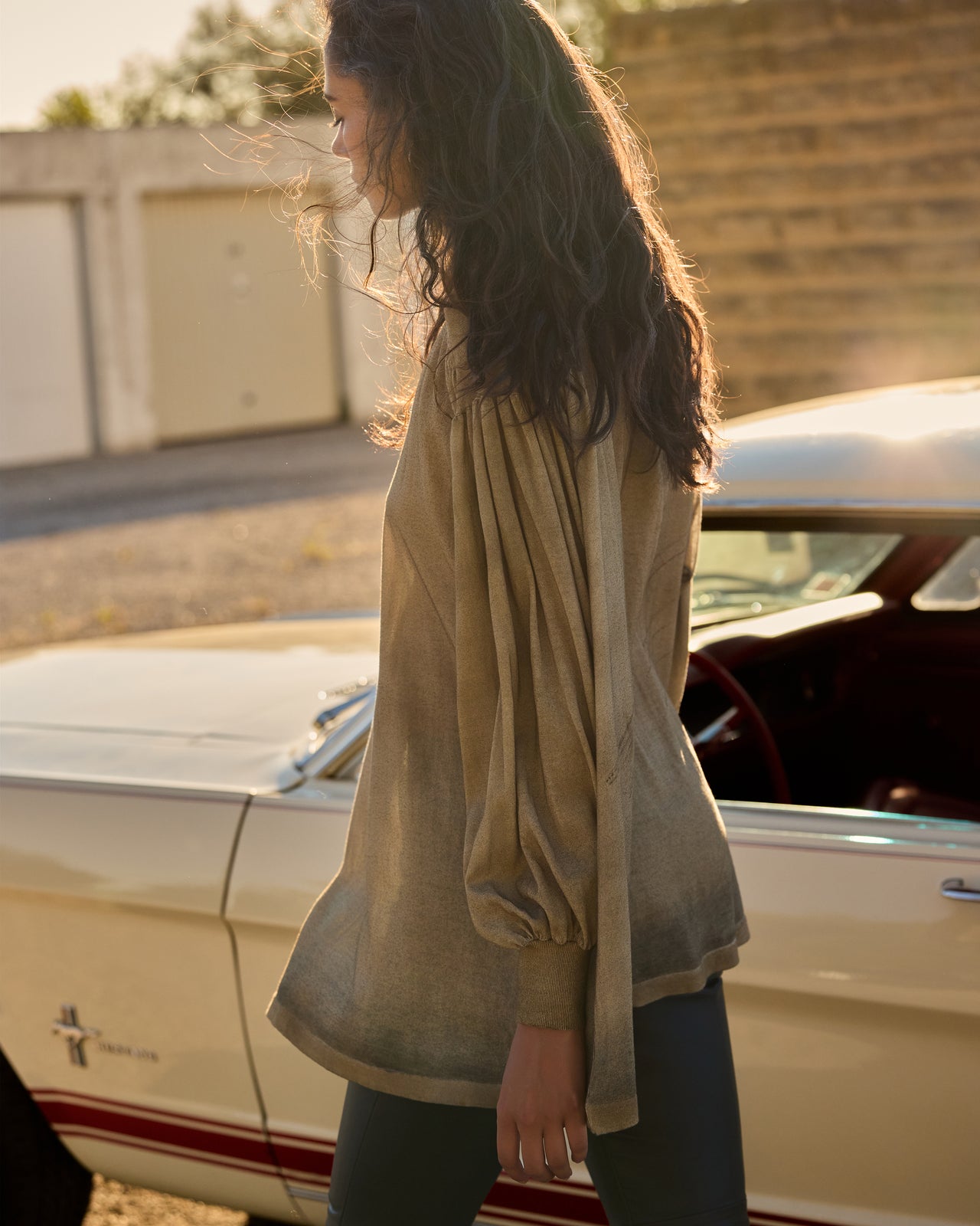 Dou Sweater - Khaki - Image 7