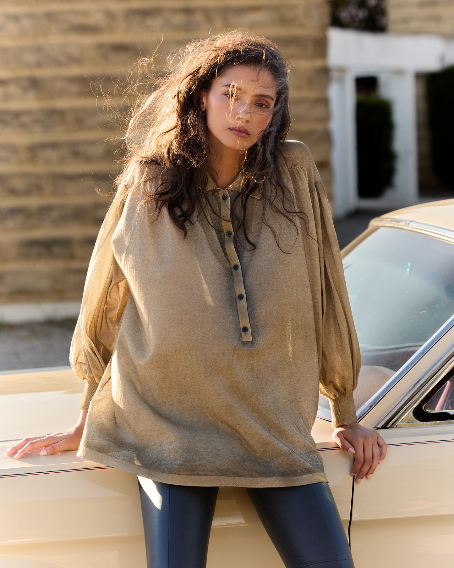 Dou Sweater - Khaki