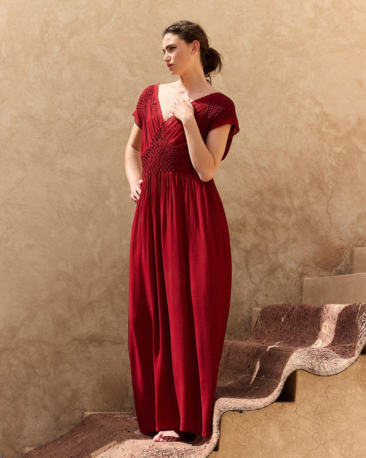 Emira Dress - Red - Image 5