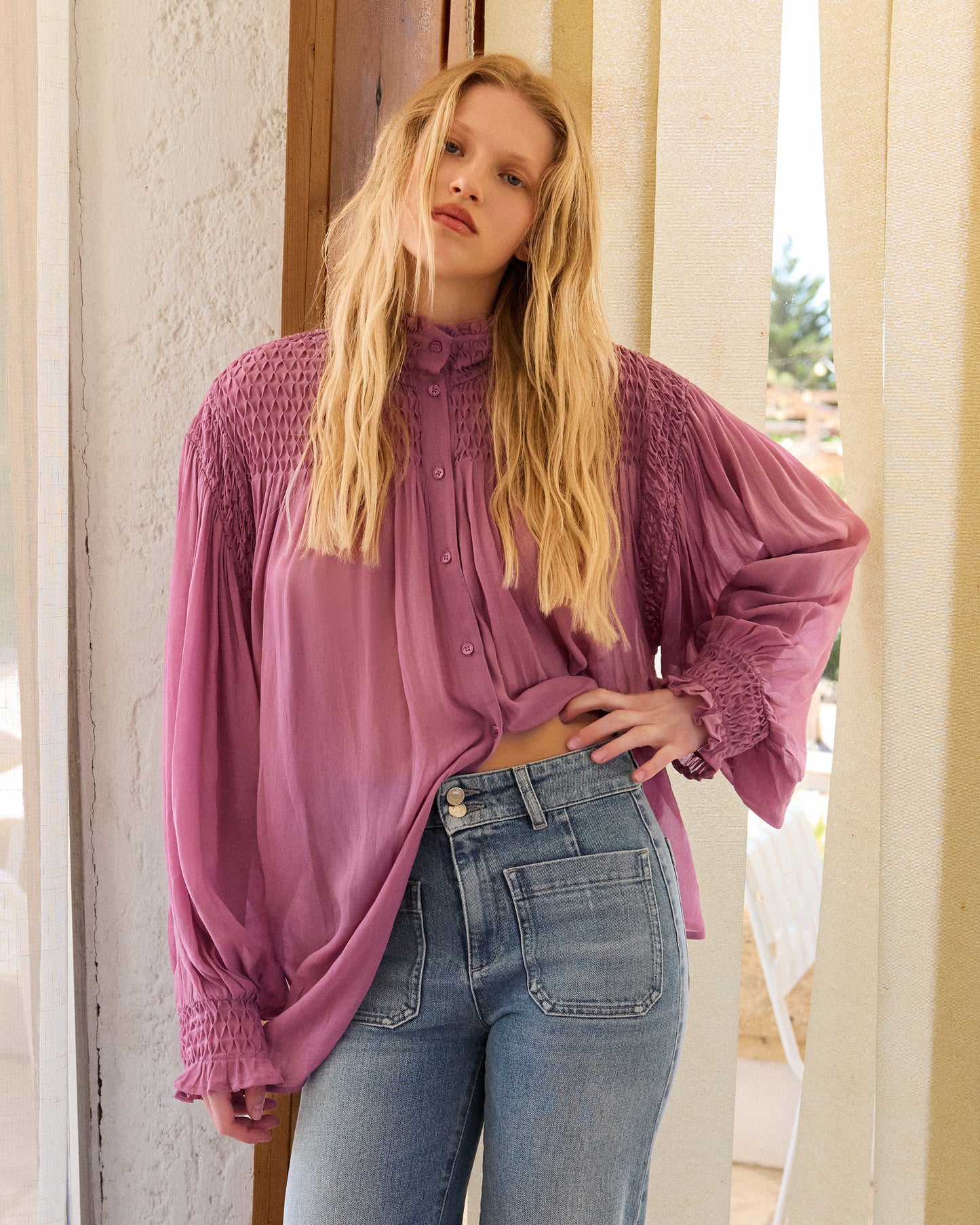 Blouse Esmeralda - Mauve