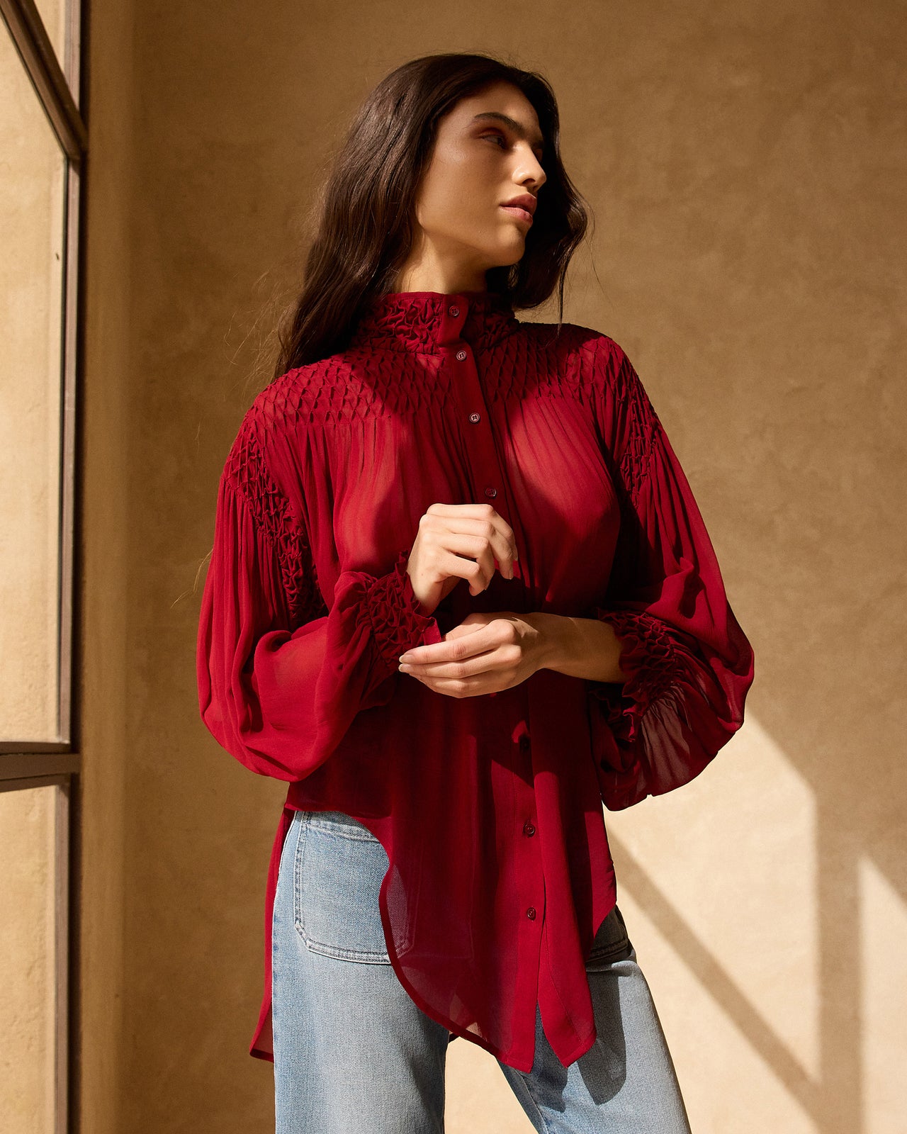 Mes Demoiselles | Esmeralda Blouse - Red