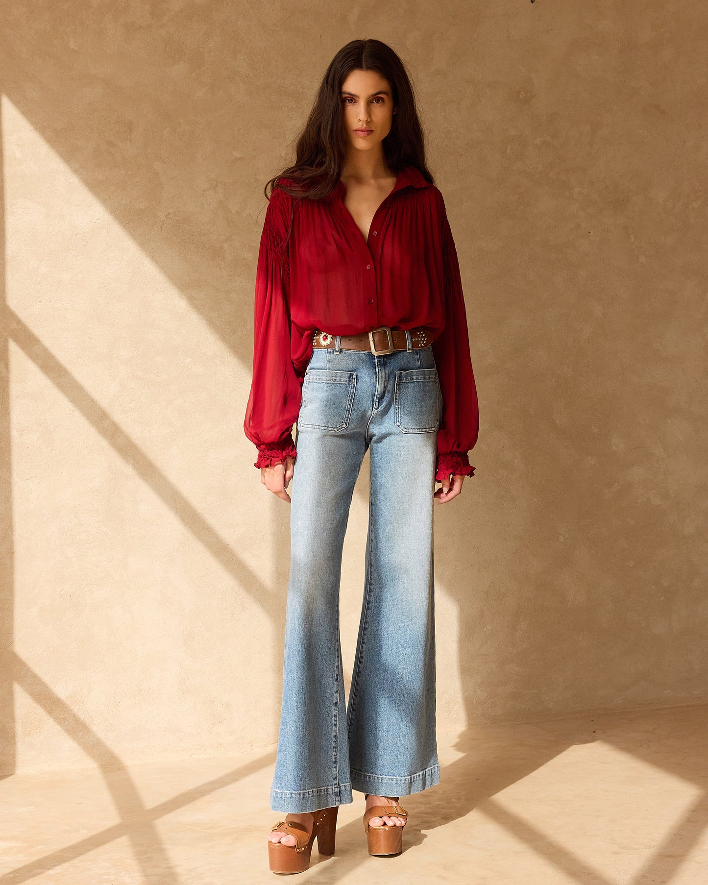 Blouse Esmeralda - Rouge