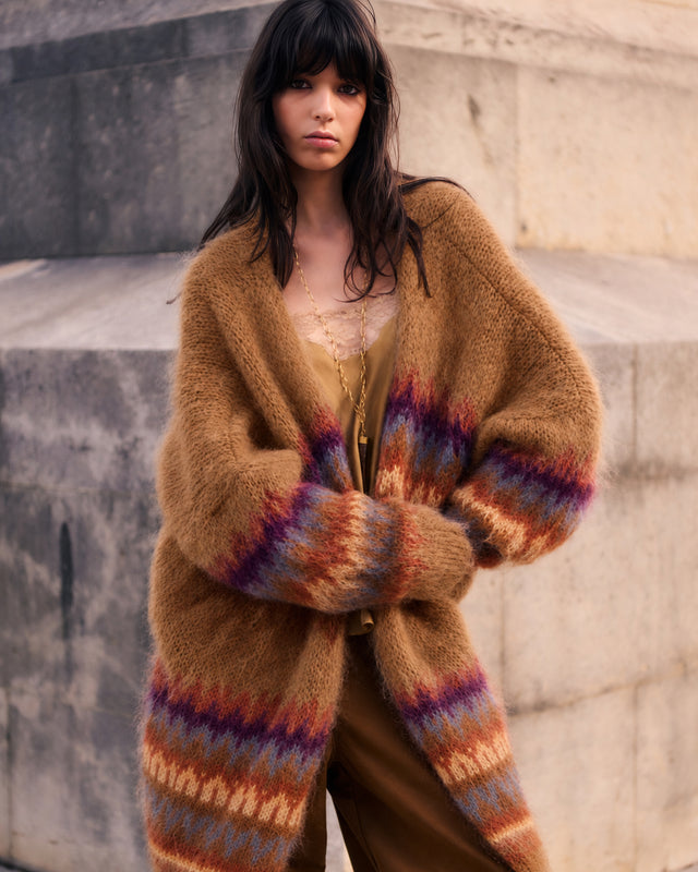 Manteau Fadel - Marron - Image 2