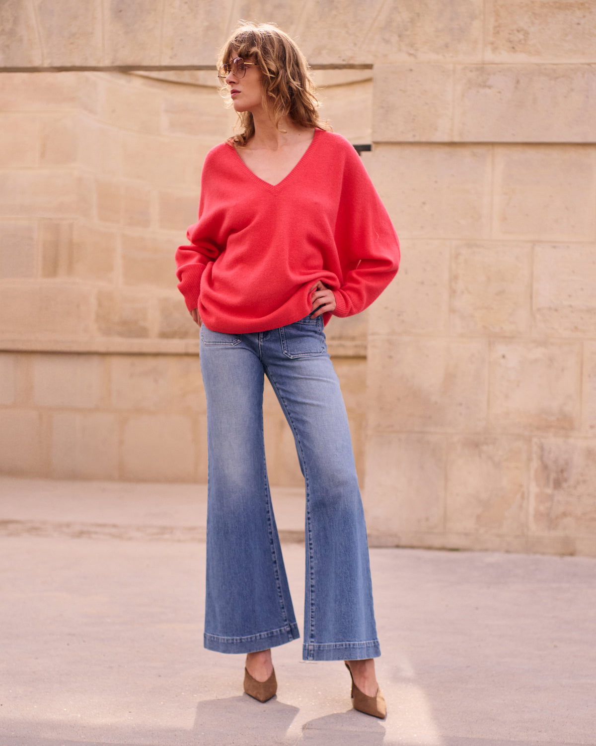 Fluer Sweater - Coral - Image 7