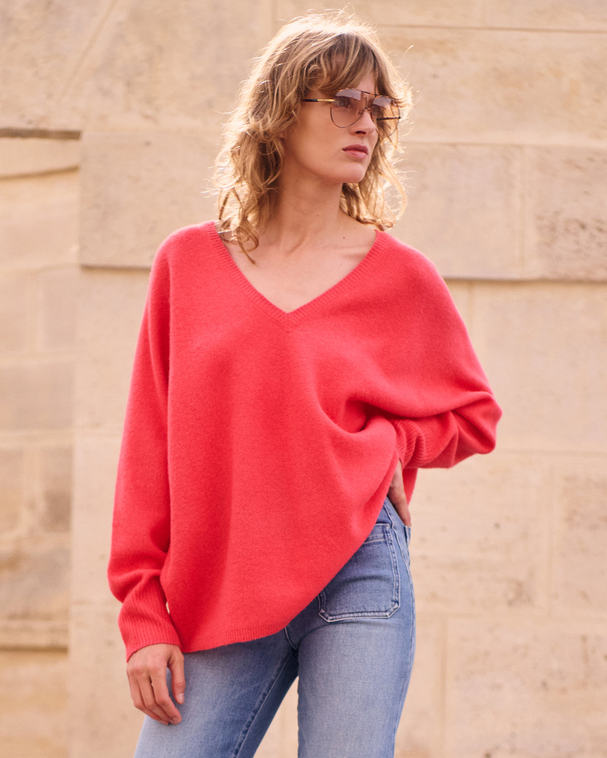 Fluer Sweater - Coral - Image 5