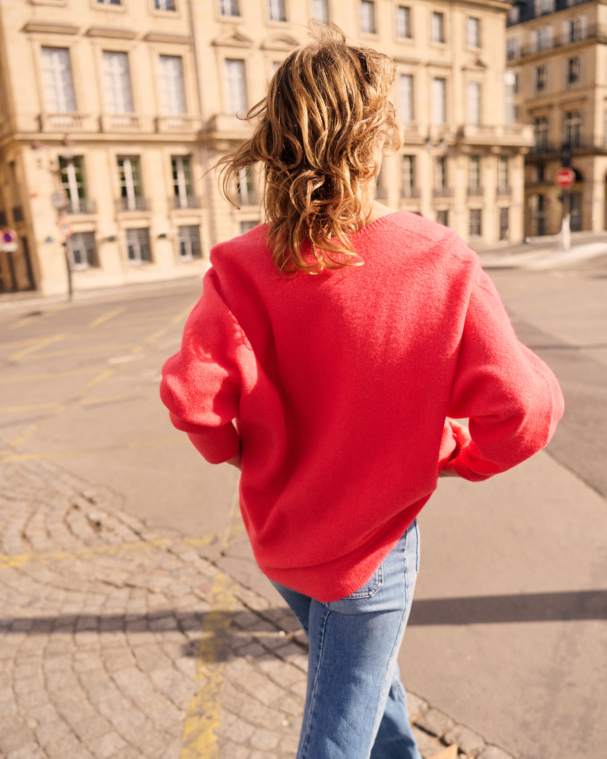 Fluer Sweater - Coral - Image 3