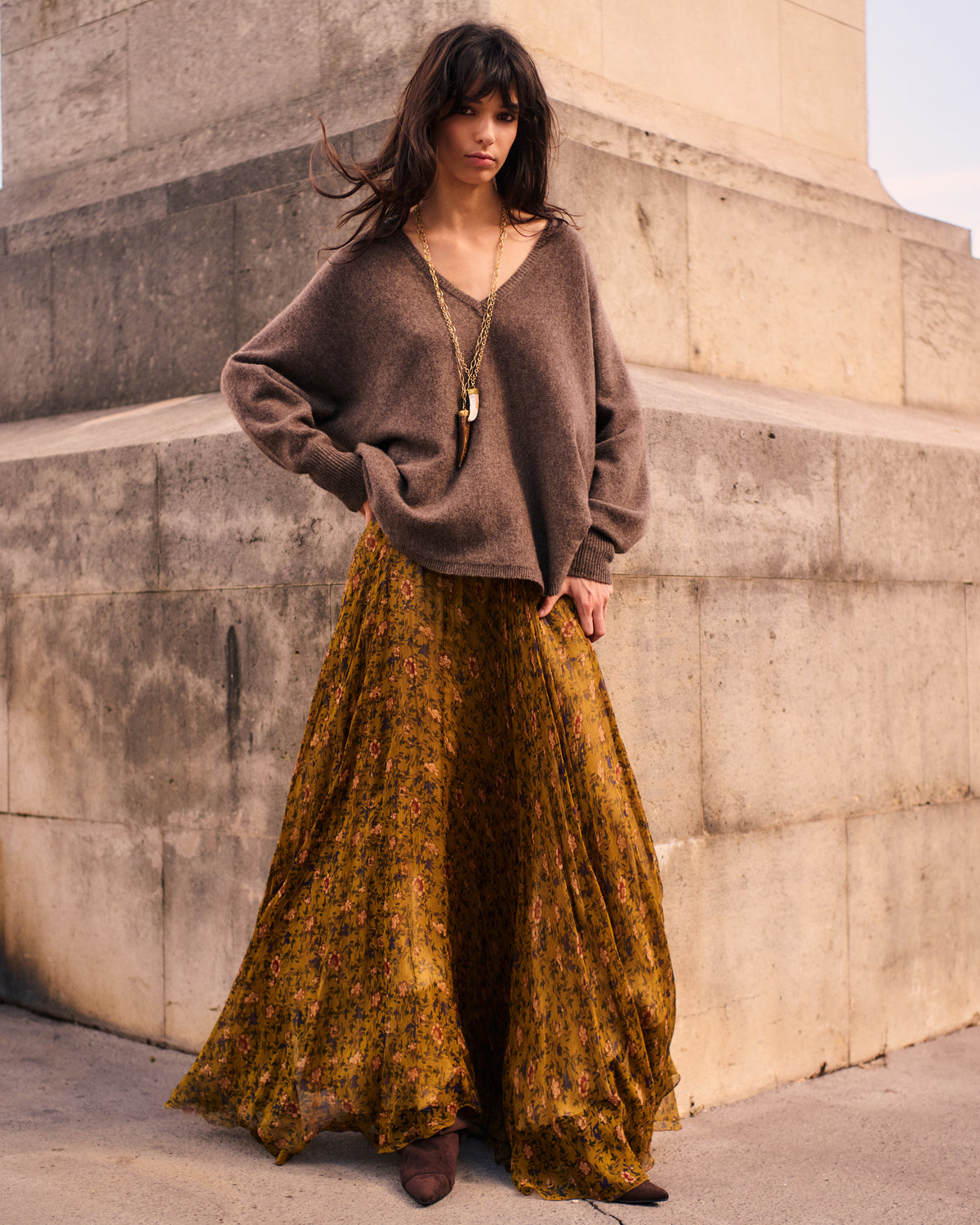 Pull Fluer - Taupe - Image 1