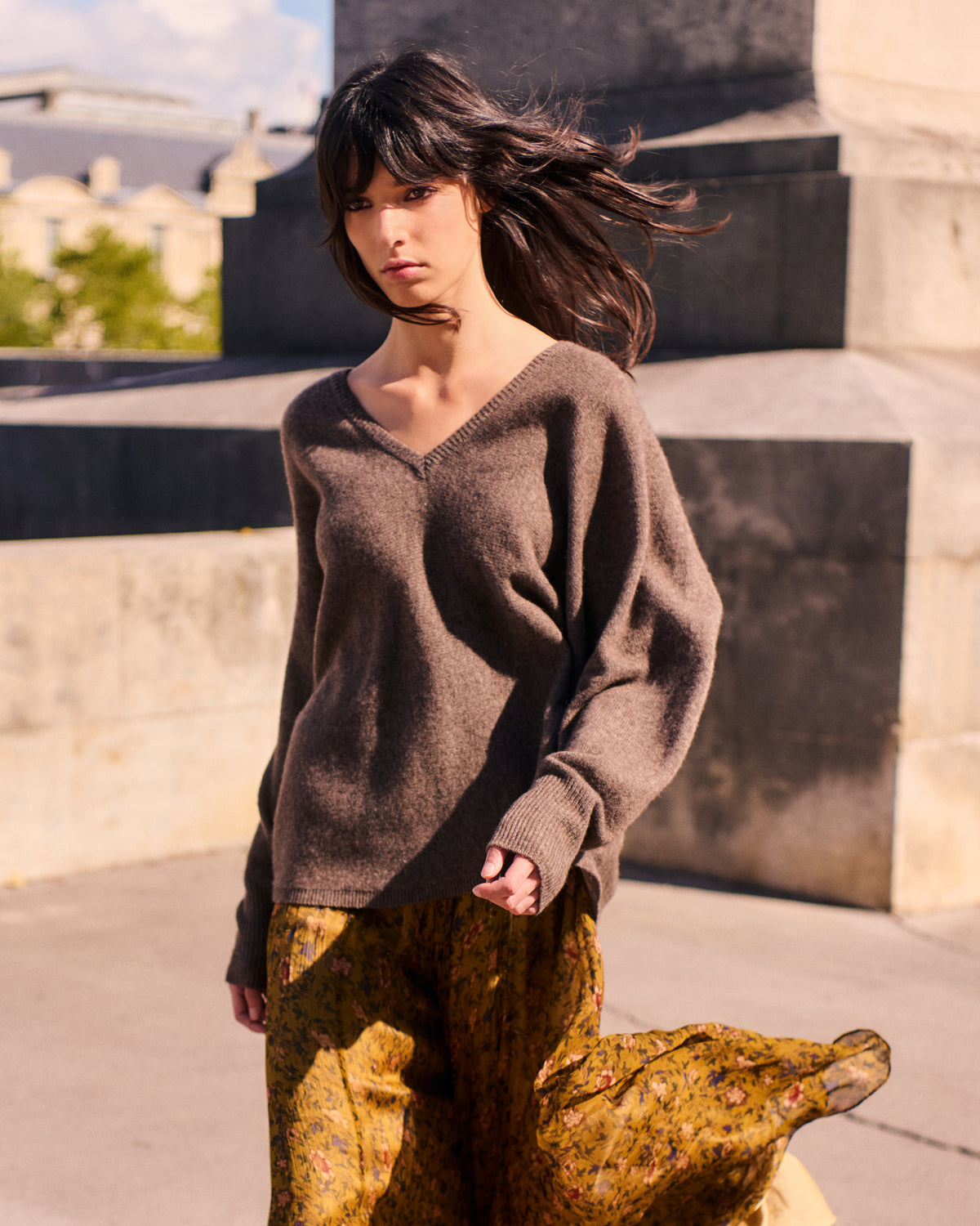 Pull Fluer - Taupe