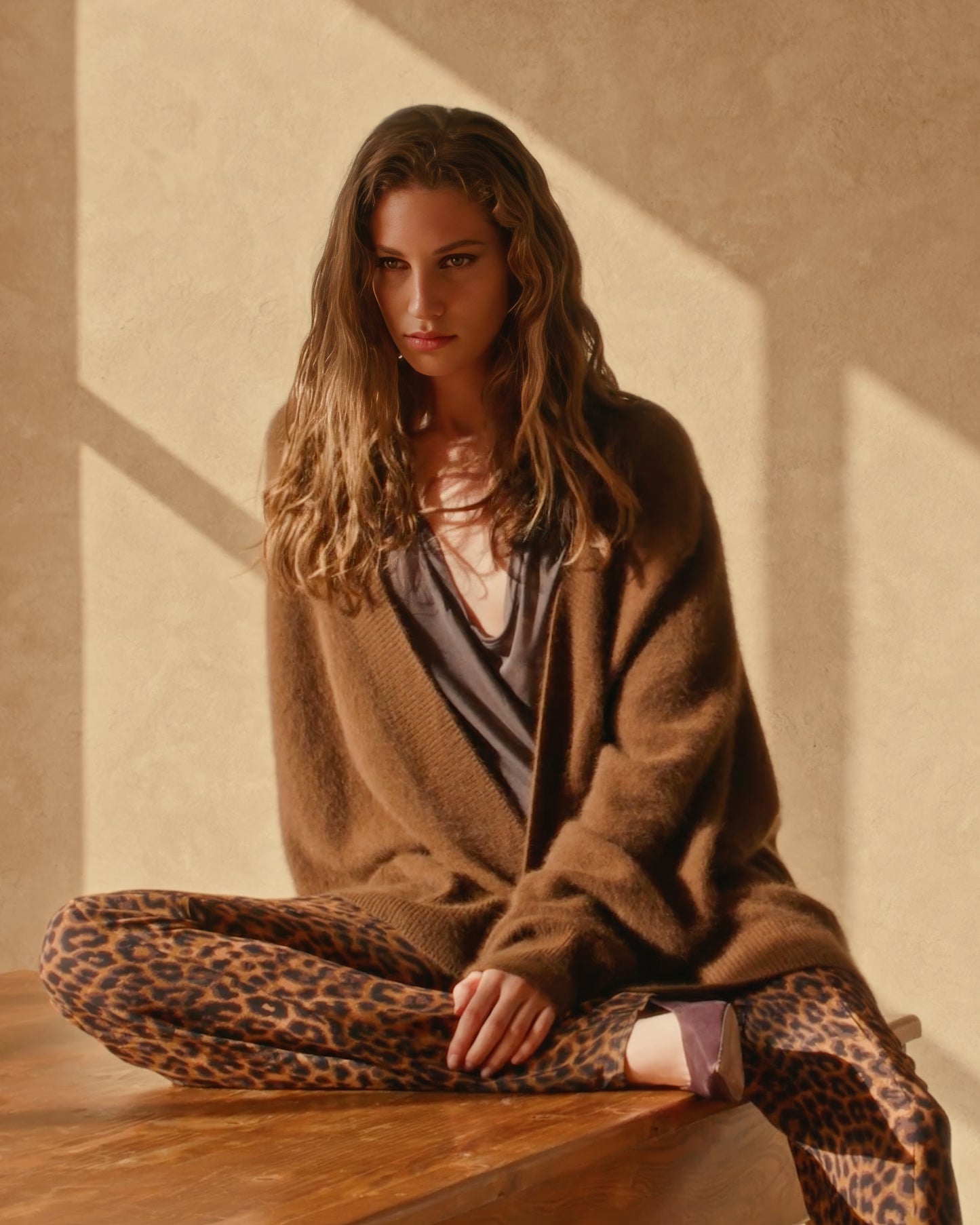 Flutter Cardigan - Brown