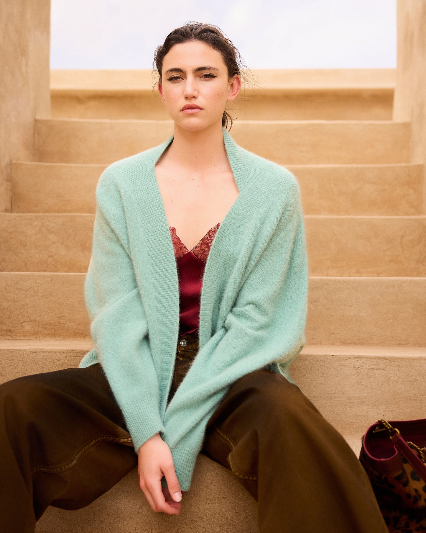 Flutter Cardigan - Mint
