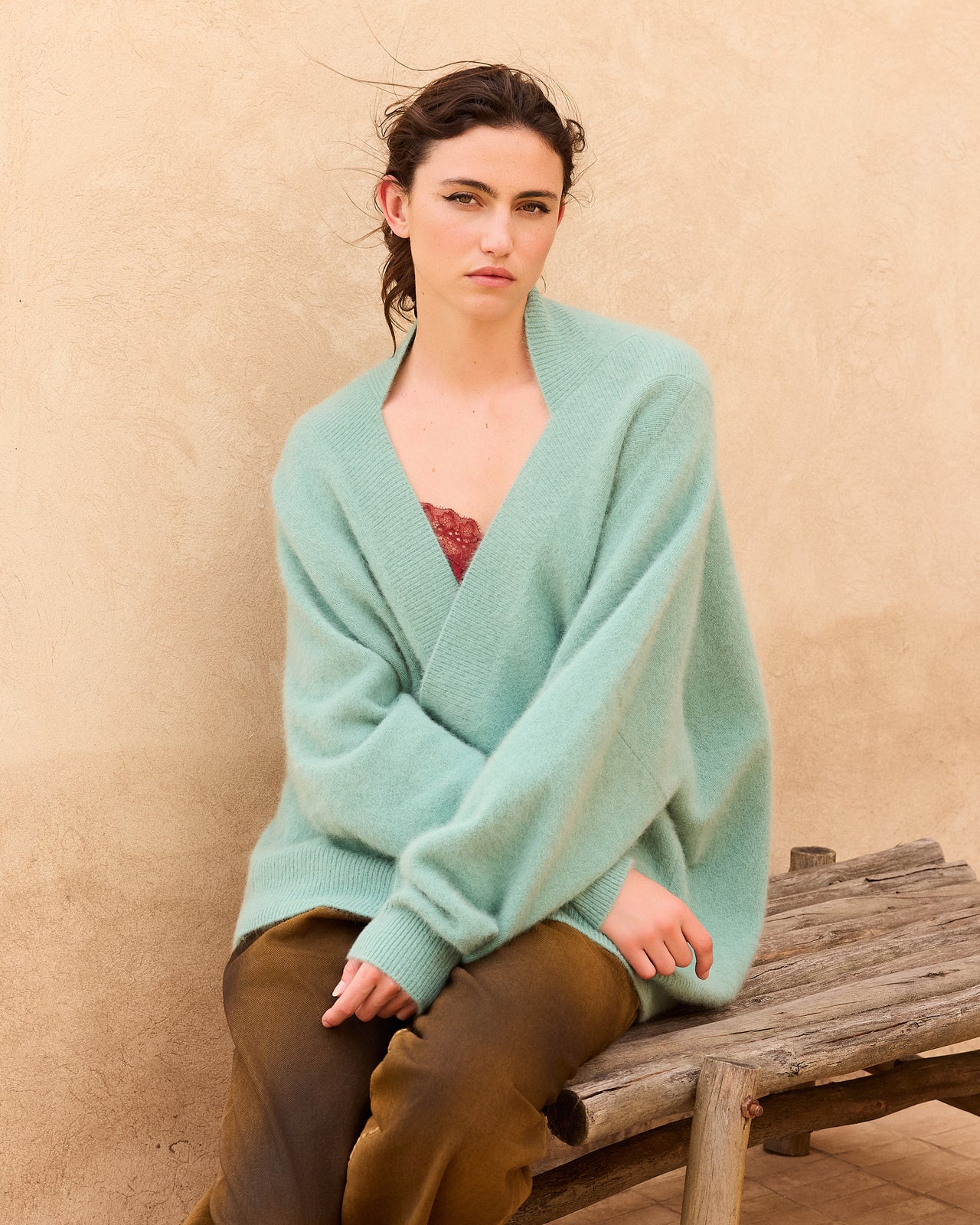 Flutter Cardigan - Mint - Image 5