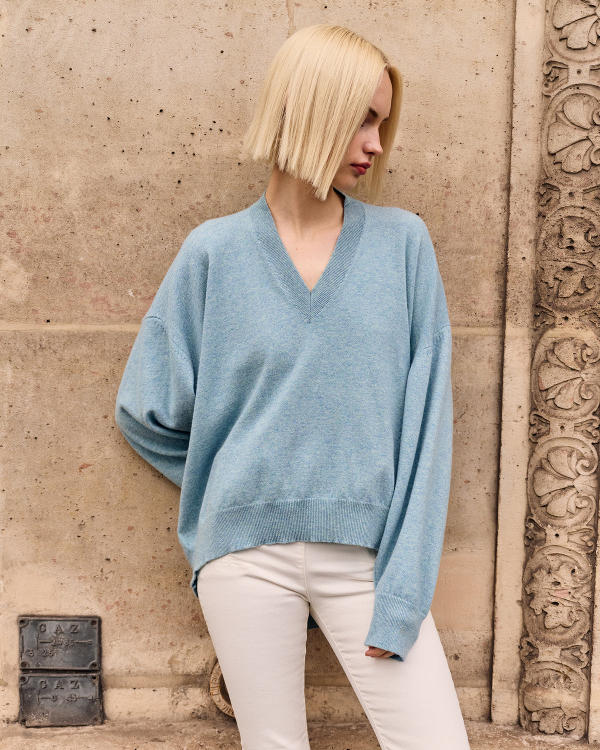 Pull Healey - Bleu - Image 7