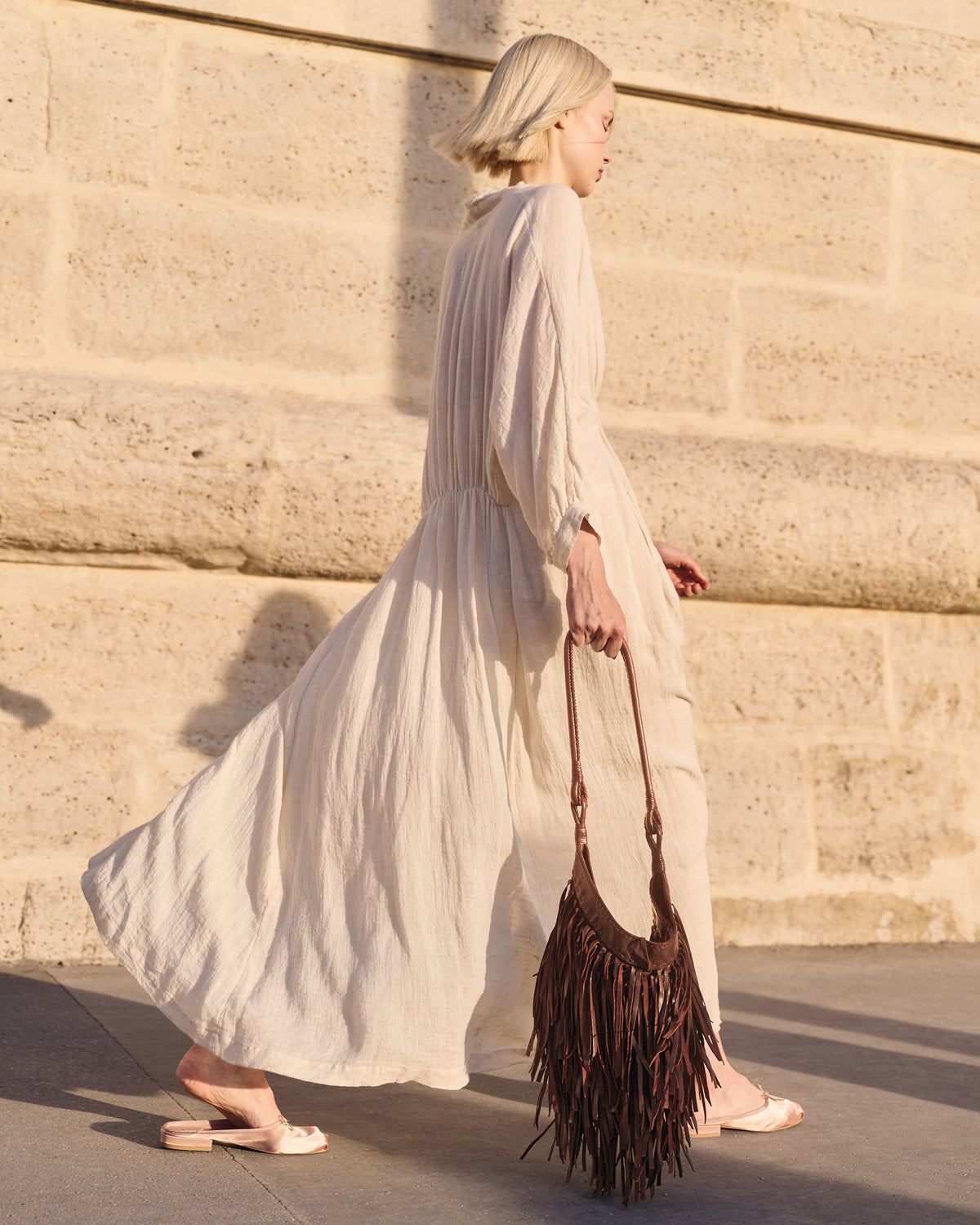 Fringe Bag - Brown