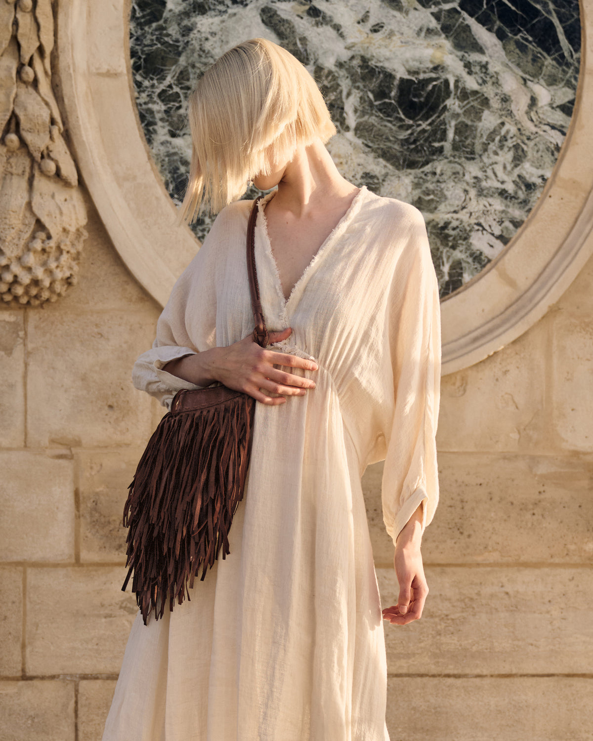Fringe Bag - Brown