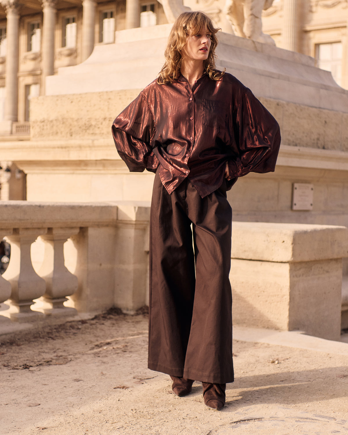 Chemise Lunex - Cognac