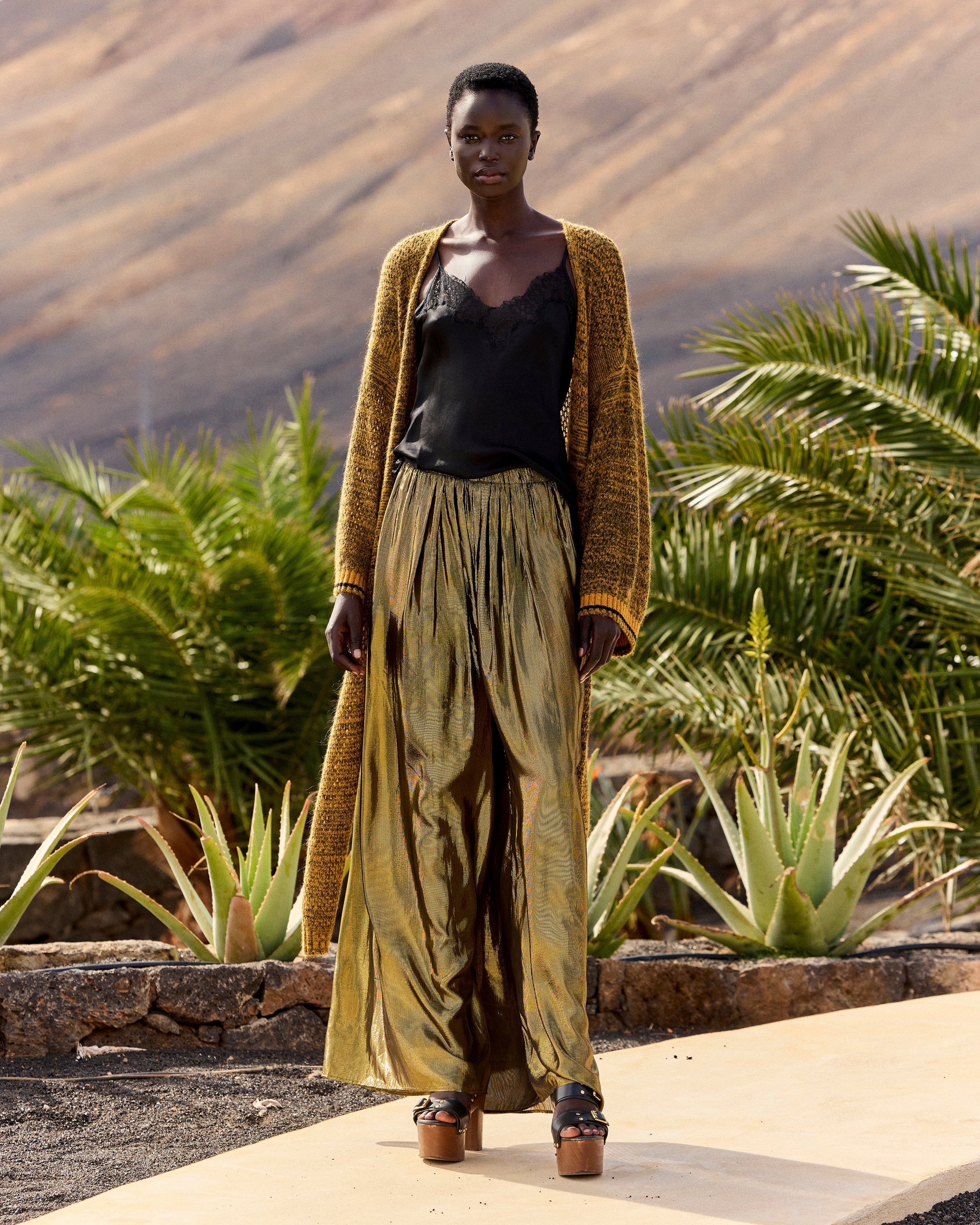 Lurene Khaki Kimono | Mes Demoiselles – Mes Demoiselles Paris