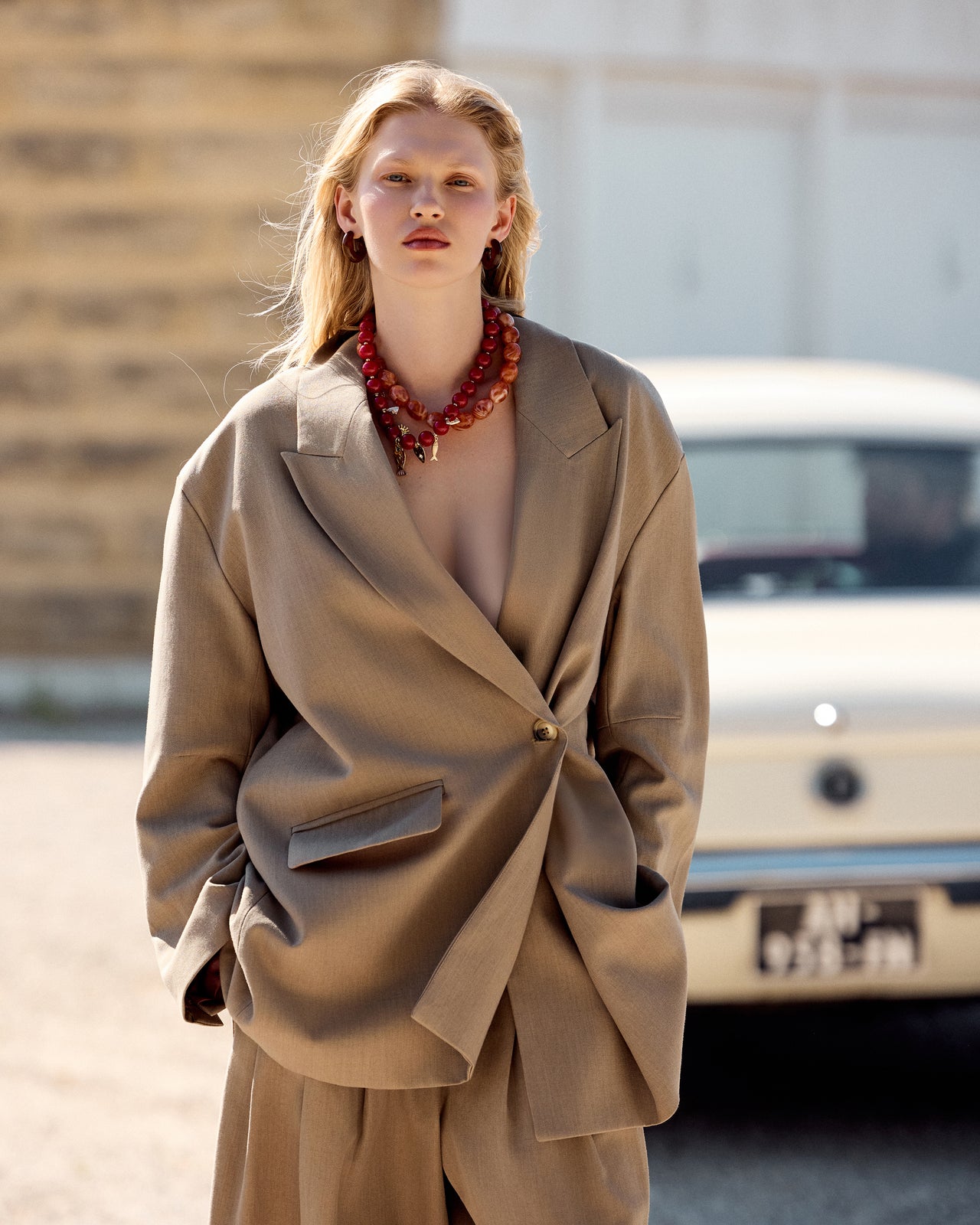 Manu Jacket - Beige - Image 1