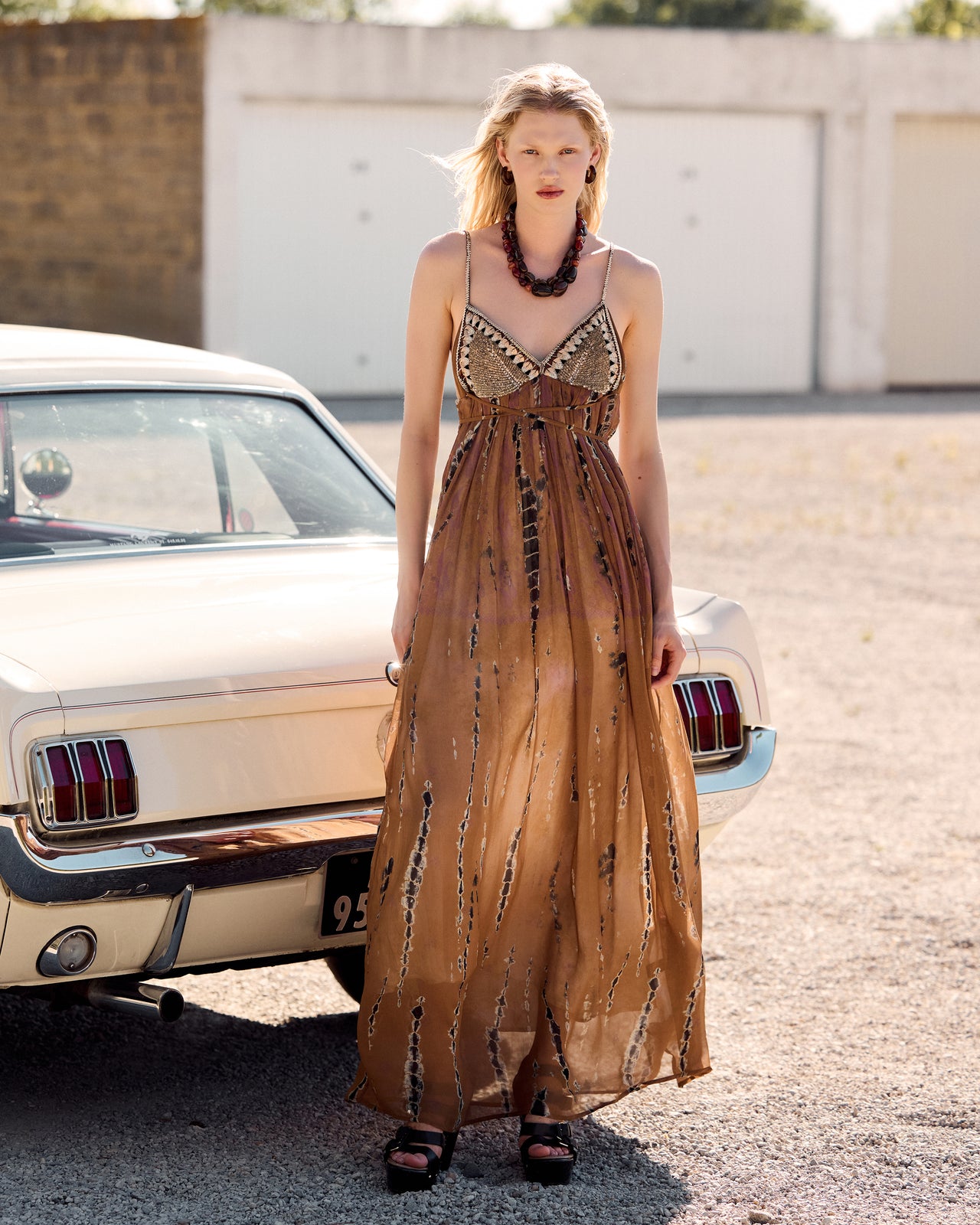 Robe Noctiluca - Marron - Image 5
