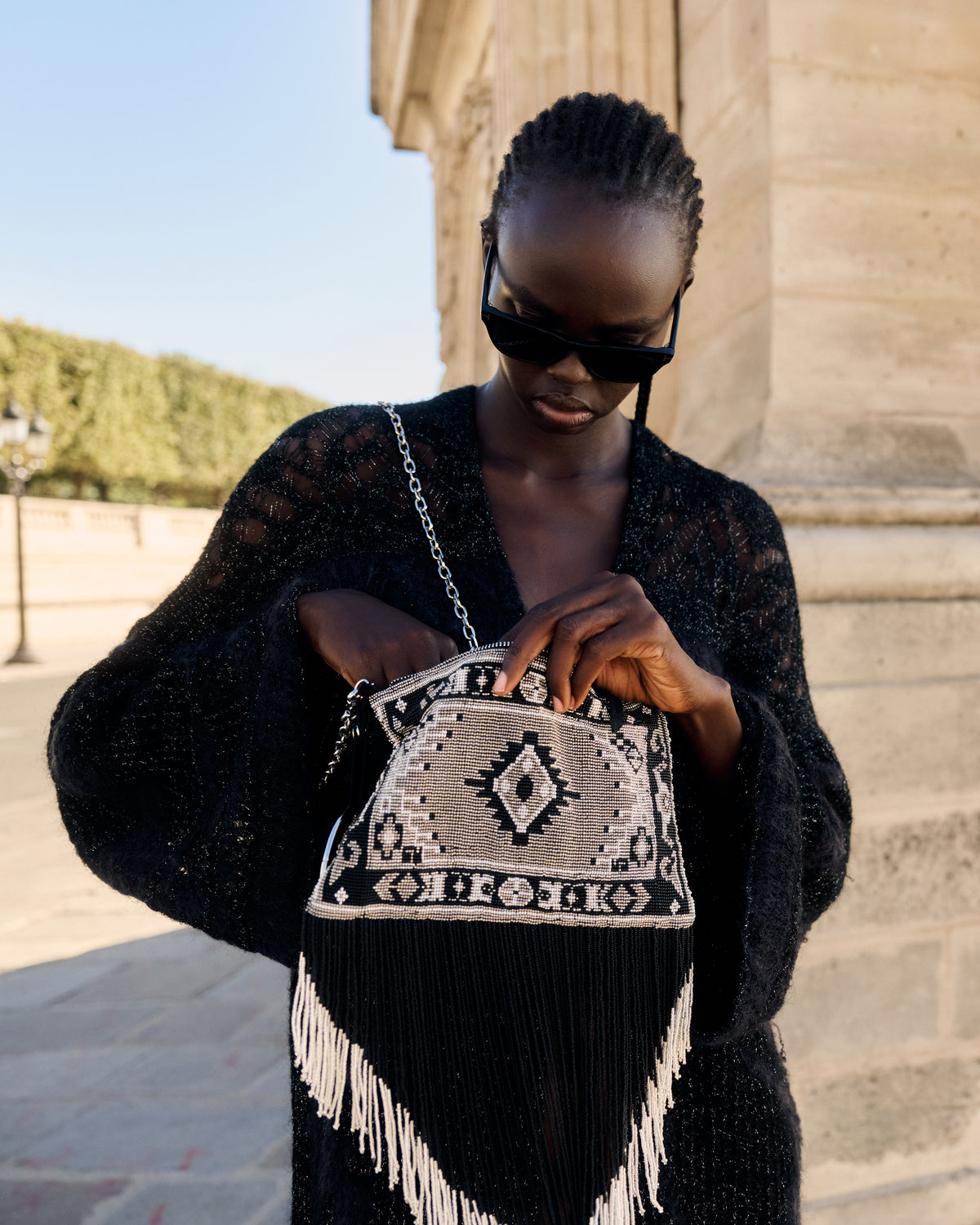 Pochette Perla - Argent