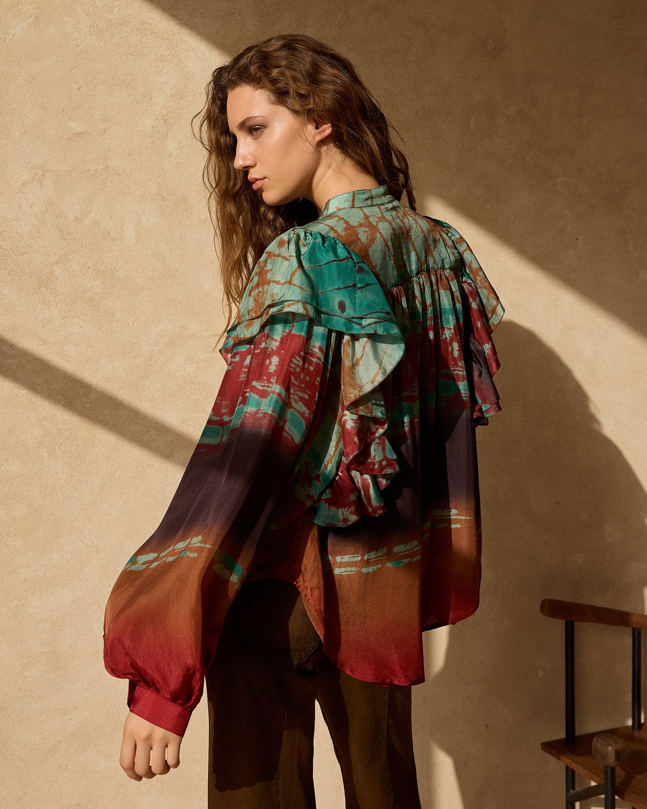 Chemise Plan - Rouge - Image 5