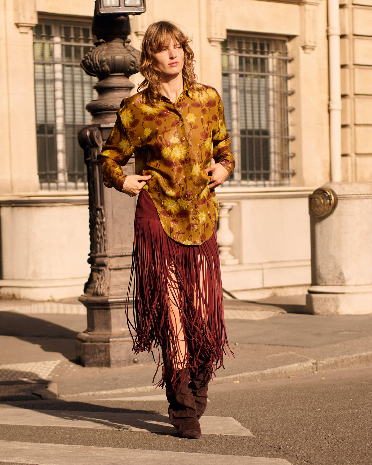 Chemise Ramble - Ocre - Image 5