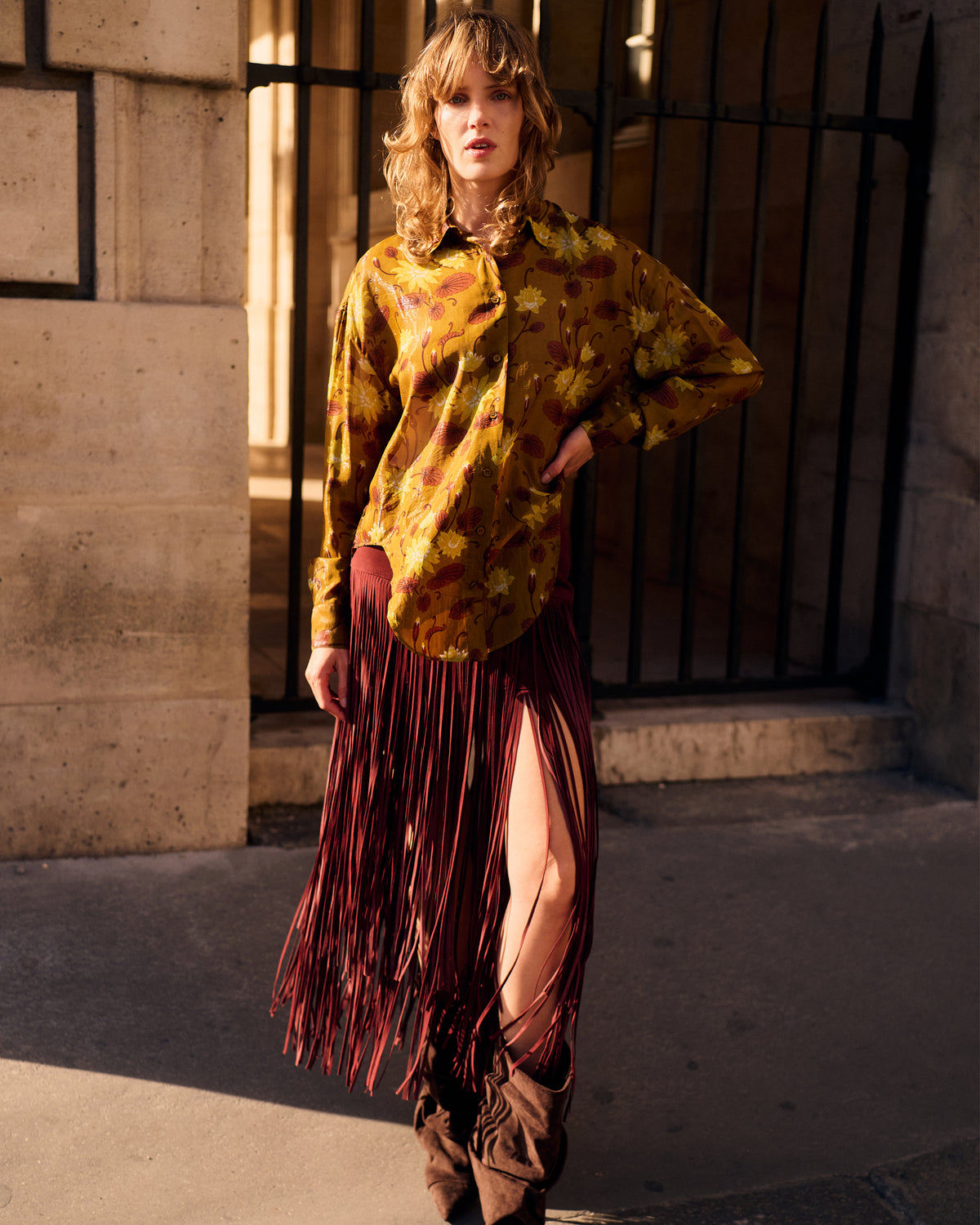 Chemise Ramble - Ocre