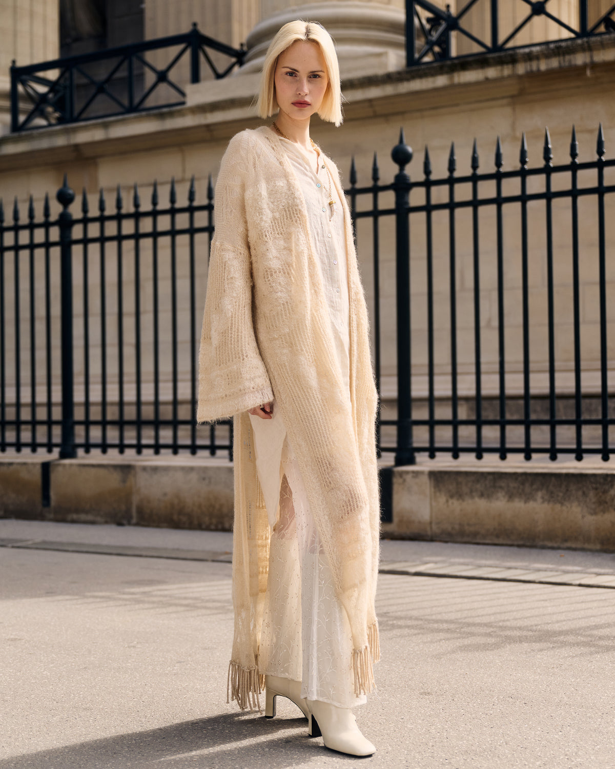 Royel Coat - Ivory