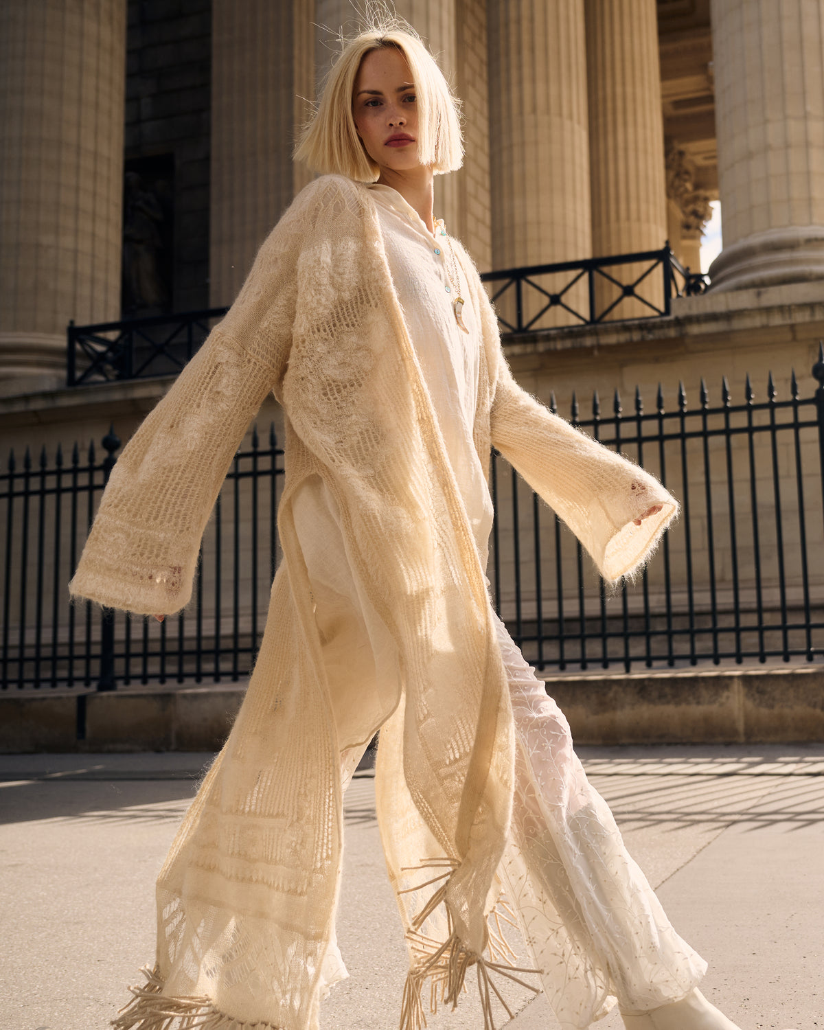 Royel Coat - Ivory