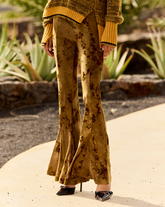 Sand-colored trousers - Khaki - Image 2