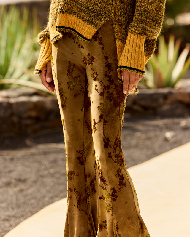 Sand-colored trousers - Khaki - Image 3