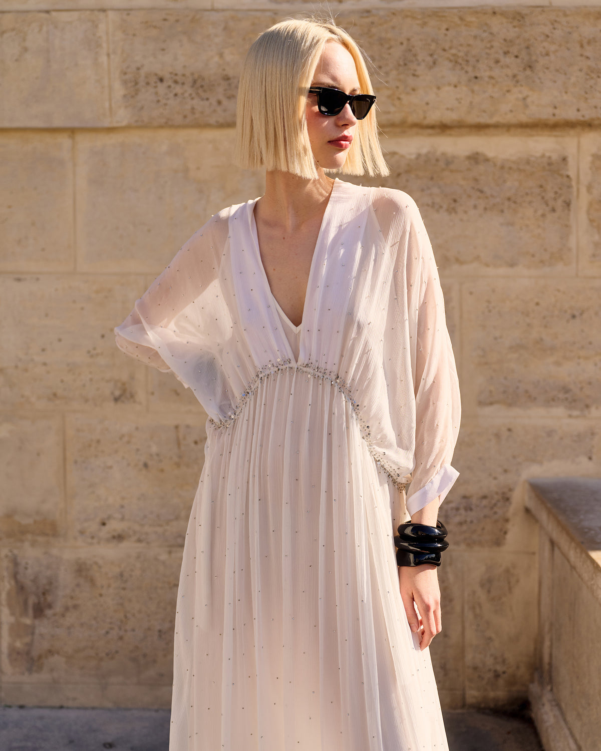 Snow Dress - Ecru - Image 7