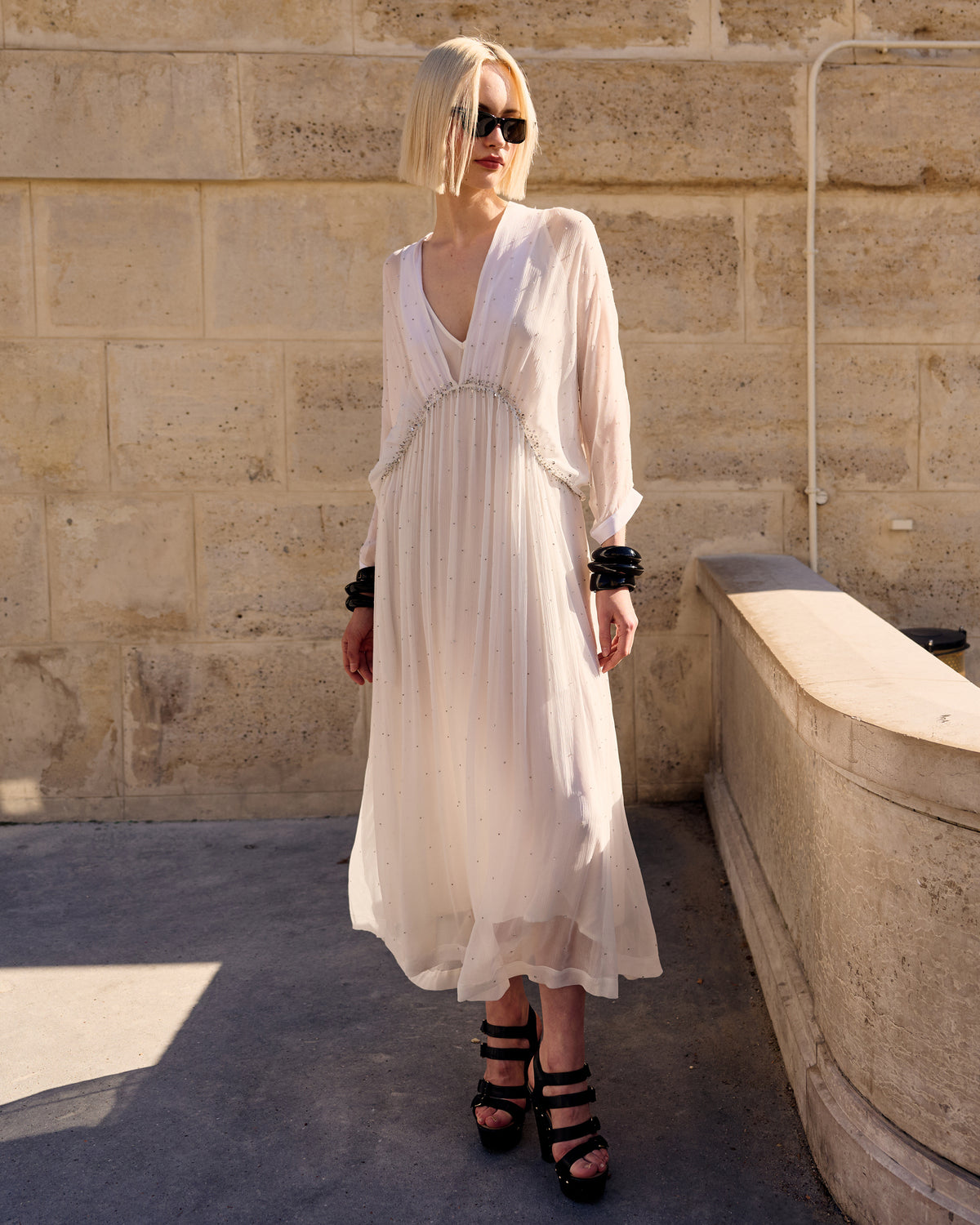 Snow Dress - Ecru - Image 1