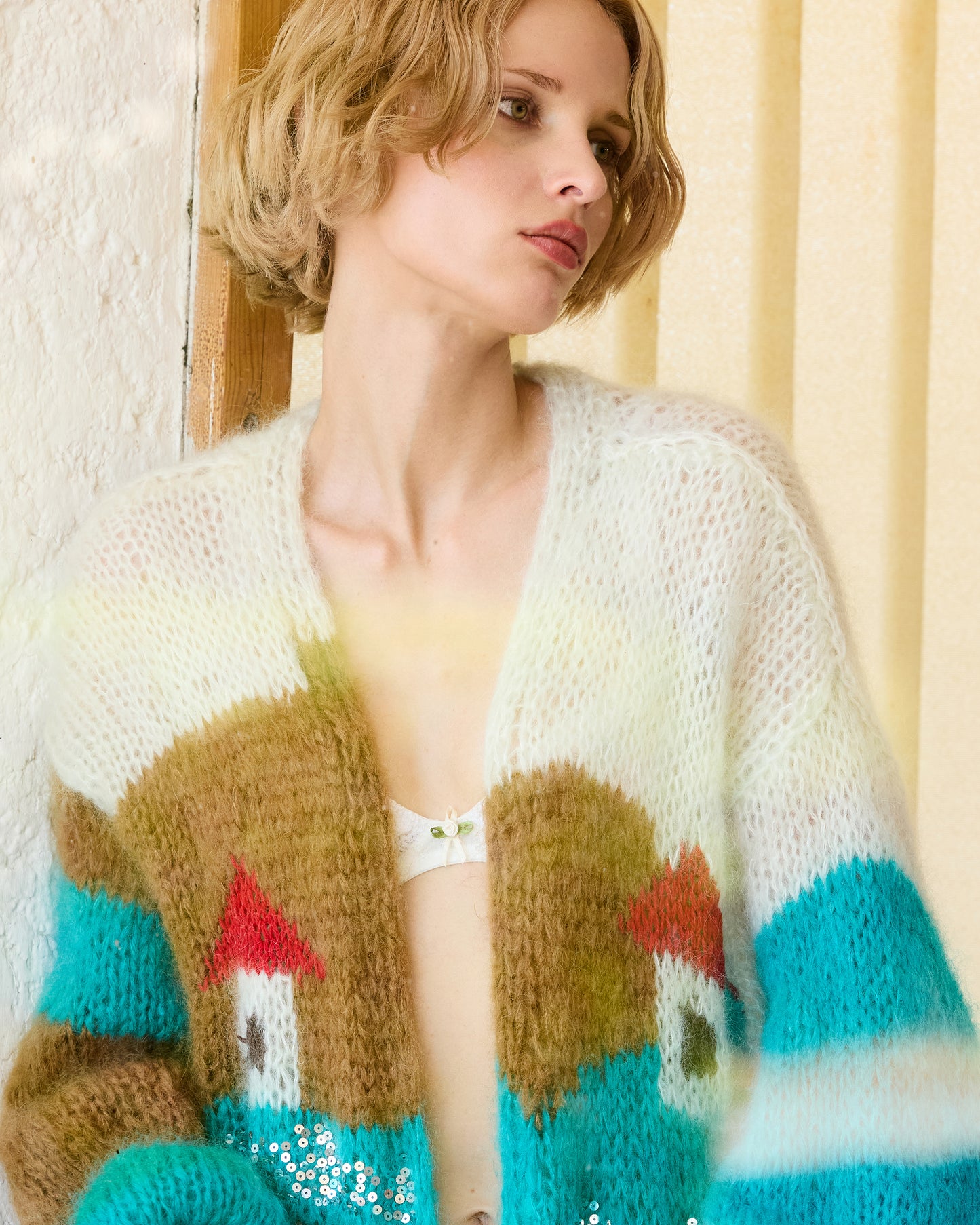 Cardigan Sting - Turquoise