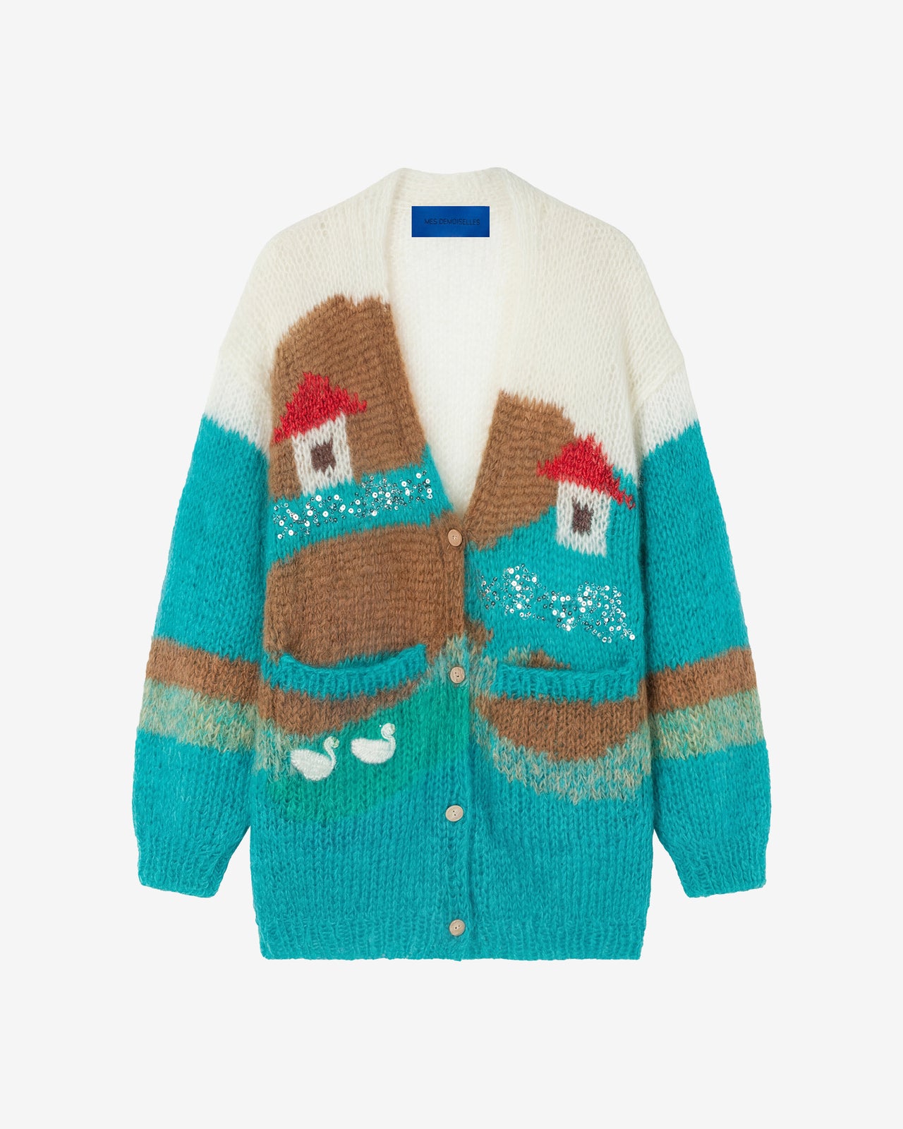 Cardigan Sting - Turquoise - Image 7