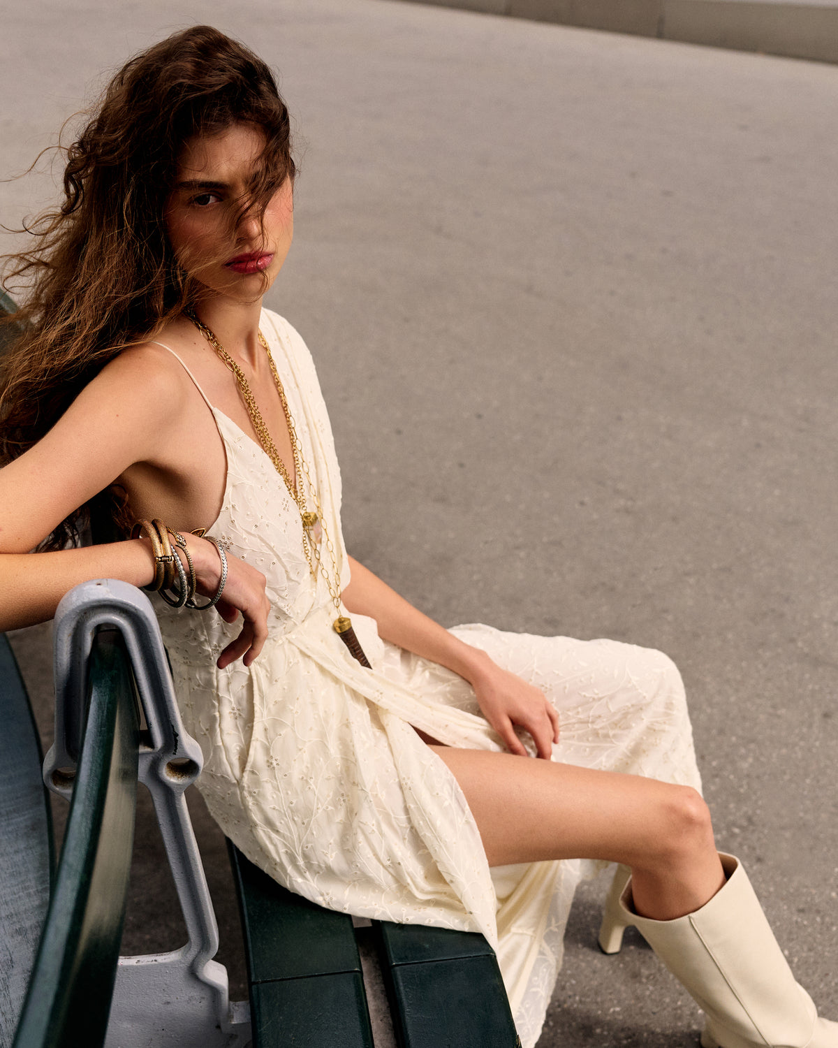 Sym Dress - Ecru - Image 7